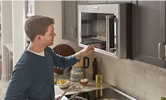 KitchenAid microwave door error