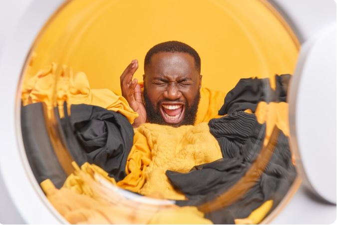 LG washing machine making noise when spinning