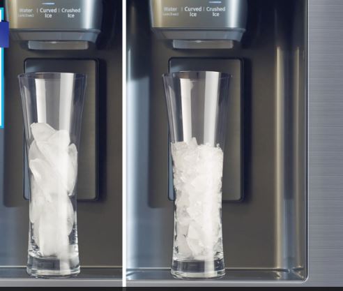 Samsung french door ice dispenser