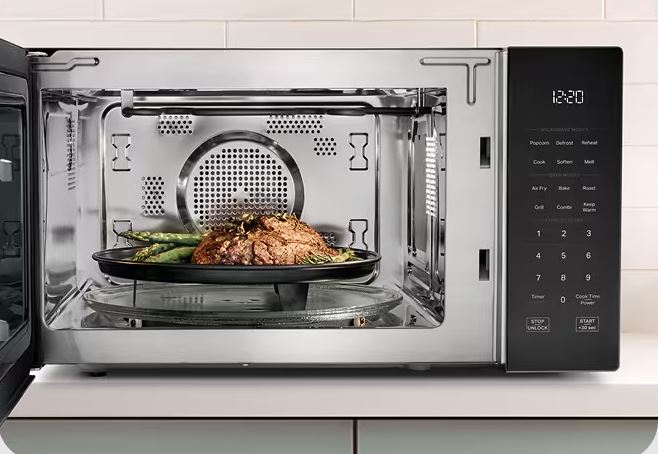 What does error code F1E4 mean on my Whirlpool microwave