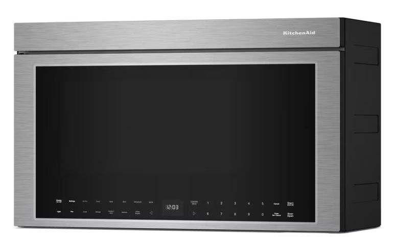 Why won't my KitchenAid microwave turn on after a power outage