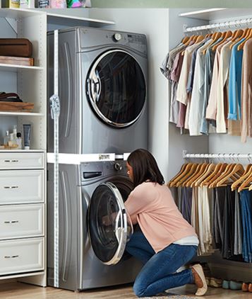 Can I stack different brands of washers and dryers together