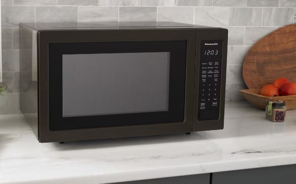 how to reset a KitchenAid microwave