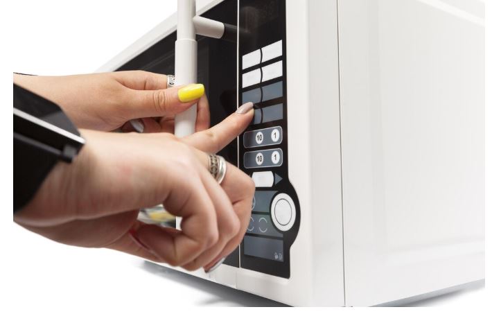 microwave start button stops working