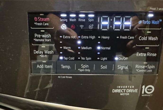 Cycle Symbols on LG Washers