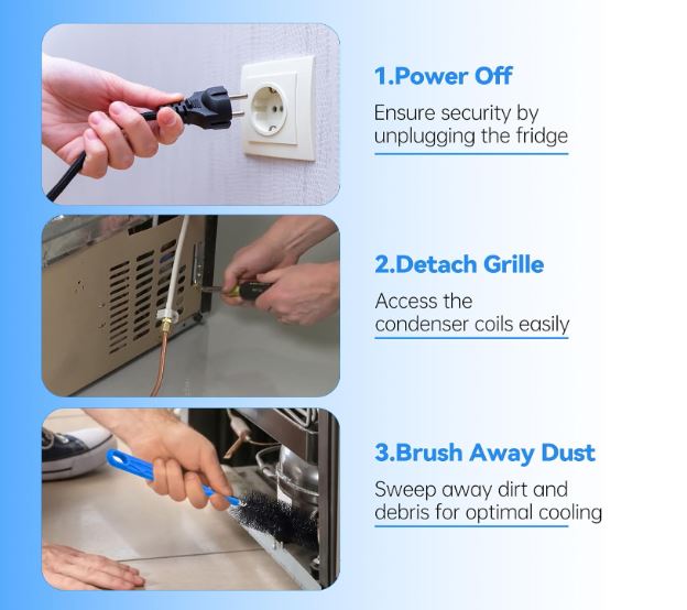 condensor coil cleaning brush