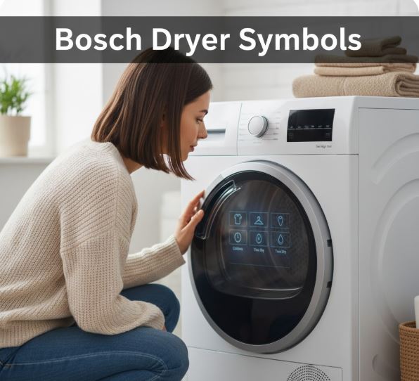 What Bosch dryer symbols really mean and how to fix display issues
