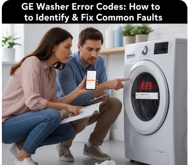 Learn to interpret and fix common GE washer error codes