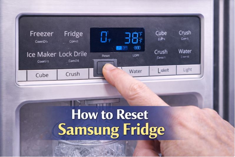 How to reset a Samsung refrigerator