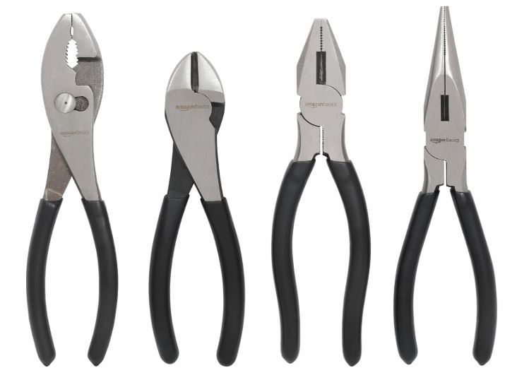 Fix home appliances using a basic pliers set from Amazon