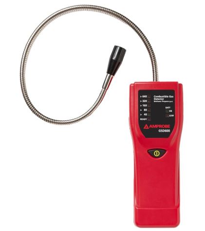 Detect possible gas leakage using the Amprobe GSD600