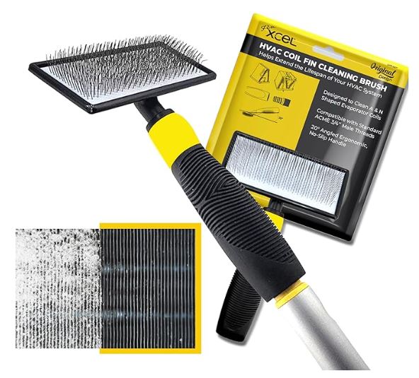 Better cooling and appliance efficiency with the Coil Cleaning Brush for HVAC & AC