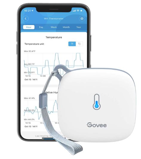 Check broken home appliance with the Govee Smart Thermometer Hygrometer