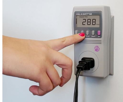Improve home appliance cooling and efficiency using the P3 International P4460 Kill A Watt EZ Electricity Usage Monitor