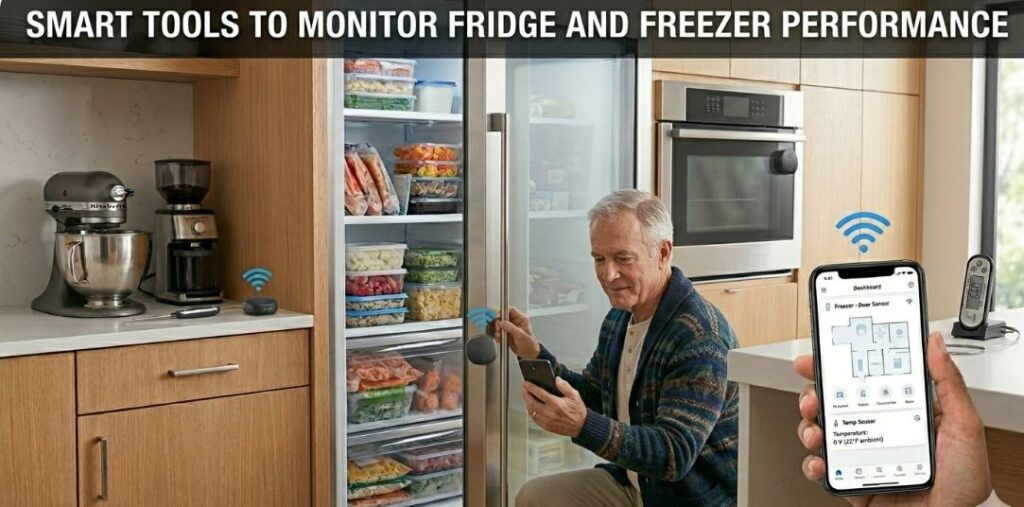 Monitor and get the best performance from your fridge and freezer using smart tools