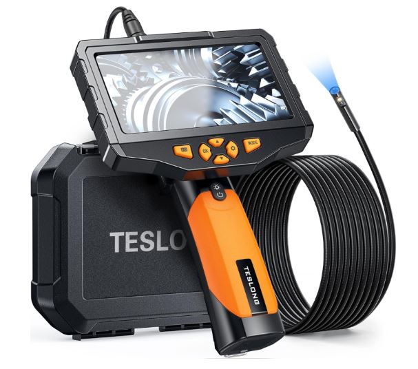 Inspect home appliances using the Teslong Inspection Camera