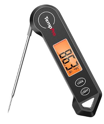 Measure food temperature in the fridge