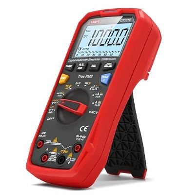Measure voltage, resistance, and continuity using the UNI-T Digital Multimeter Tester UT161E