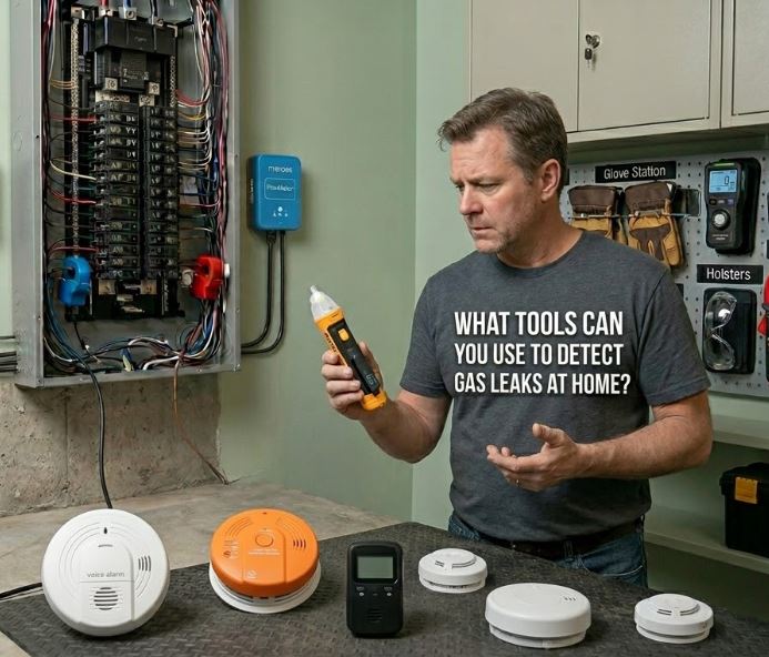 Identify smart tools to detect smoke and gas leaks at home