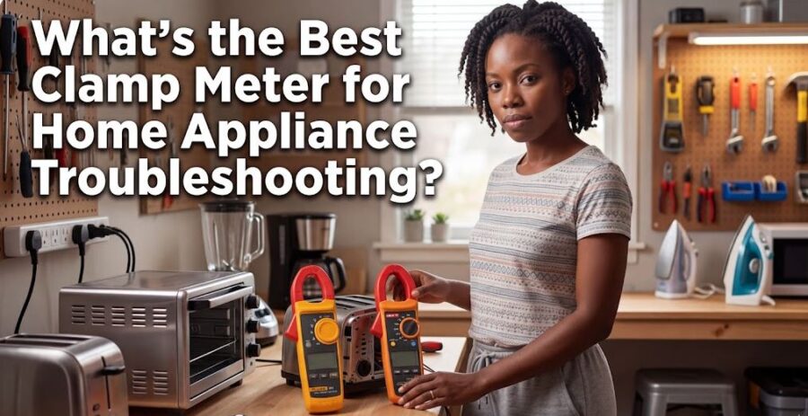 Discover the best clamp meter for troubleshooting appliances at home and in the workplace.