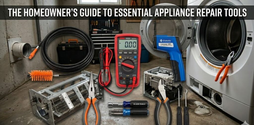 Diagnose and fix home appliances using basic repri tools