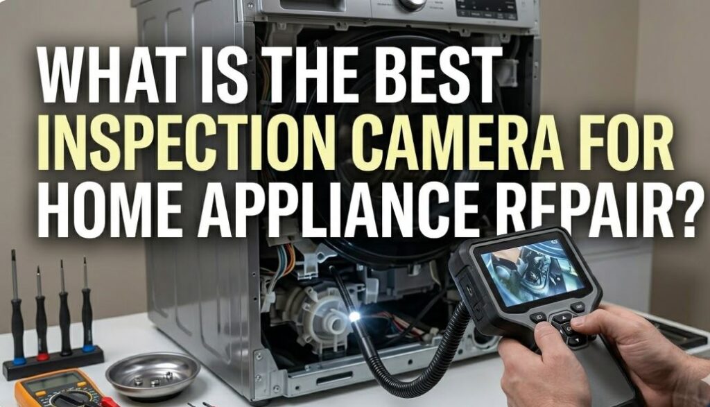 Use the best inspection camera to diagnose home appliance issues