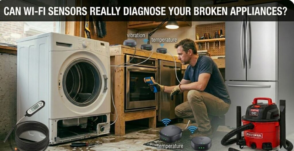 Learn how to diagnose appliance issues using wi-fi sensors