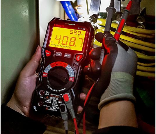 Test the electrical components of your home appliance using a digital multimeter