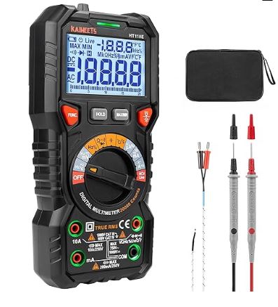 Using a digta multimeter to check continuity of a non-cooling refrigerator