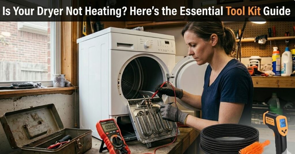 How to fix a dryer that won't get hot and leaves the clothes soaking wet