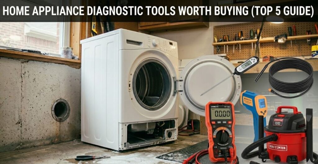 Diagnose home appliance issues using simple and budget-friendly tools