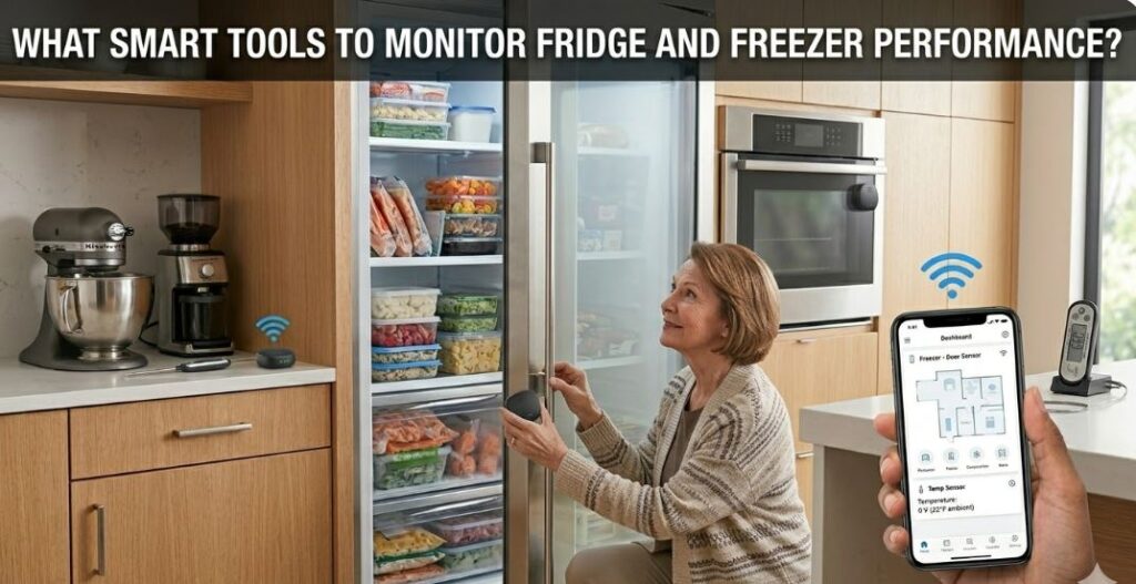 monitor refrigerator and freezer using smart tools