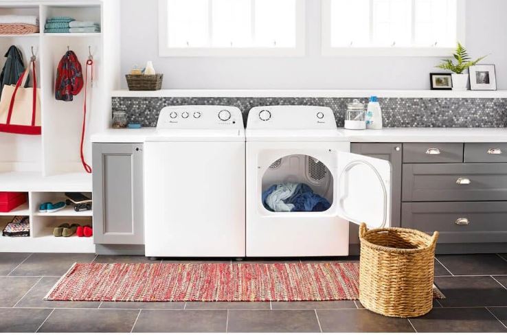 Get the AMANA NED4655EW 6.5 cu. ft. Front-Load Electric Dryer on a budget