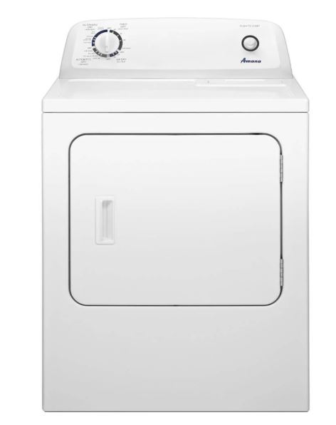 Save money with the AMANA NED4655EW 6.5 cu. ft. Front-Load Electric Dryer with 11 Drying Cycles
