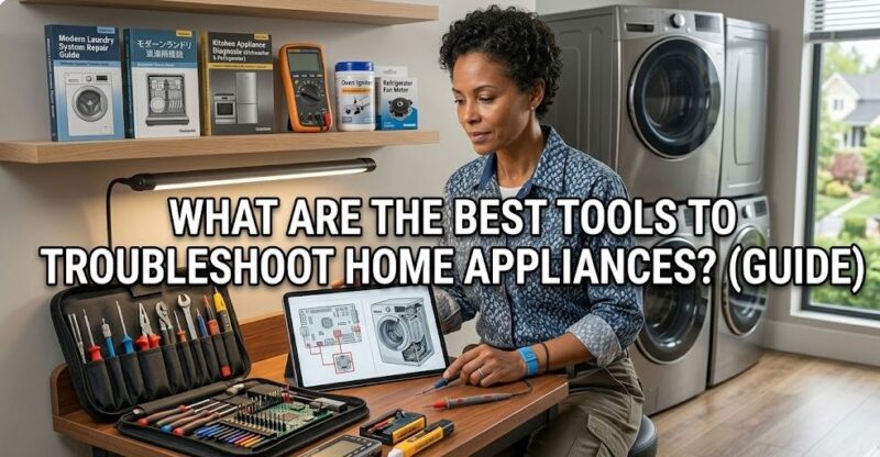 Identify what tools are best for diagnosing home appliance issues at home