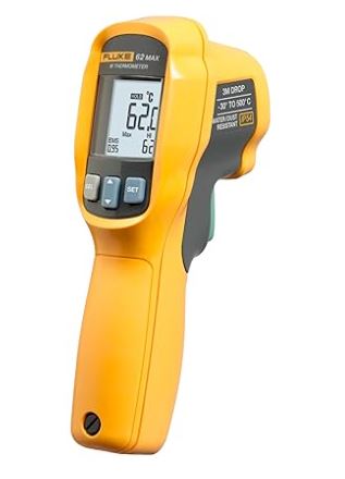 Determine fridge and feezer temperature using the Fluke 62 Max Industrial Infrared Thermometer