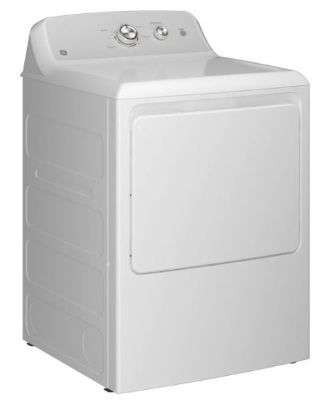 Get the GE 7.2 cu. ft. Vented Electric Dryer in White with Auto Dry for cheap
