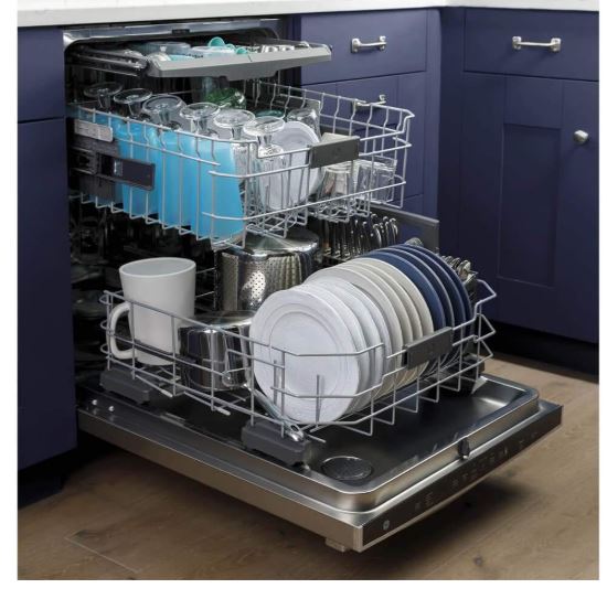 Wash clean with the GE GDP665SYNFS 24 Energy Star Fully Integrated Dishwasher