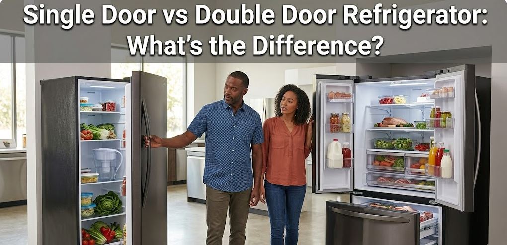 Compare Single Door vs Double Door Refrigerator to find the best option to buy
