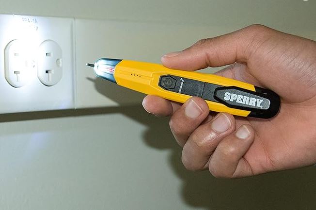 Test voltage on home appliance using the Sperry Instruments STK001 Non-Contact Voltage Tester