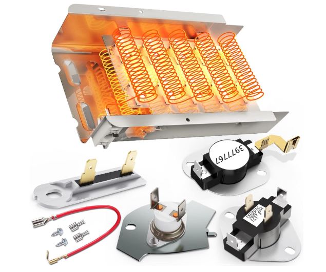 Fix heating dryer error codes by replacing the whirlpool dryer heating element