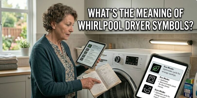 Understand the meaning of every symbol and icon on a whirlpool dryer
