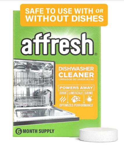 Wash your KitchenAid dishwasher using the Affresh dishwasher cleaner to clear error codes