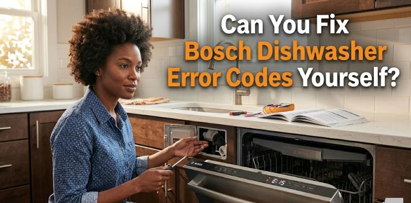 Find out what the most common Bosch error codes mean and how to get your dishwasher running again.