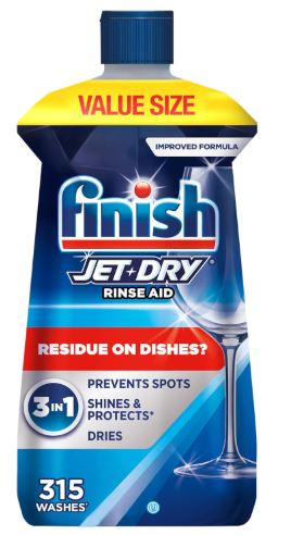 Use the Finish Jet-Dry Dishwasher Rinse Aid to clear error codes from your KitchenAid dishwasher
