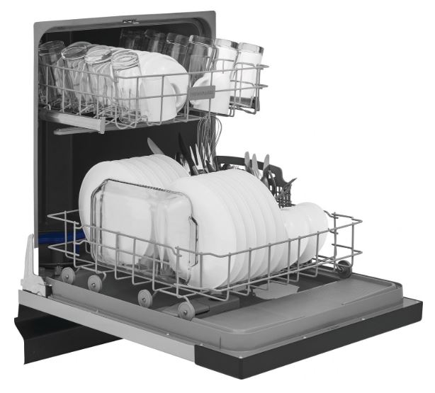 Save money with the Frigidaire FDPC4221A 24 Inch Wide 14 Place Setting Built-In Front Control Dishwasher
