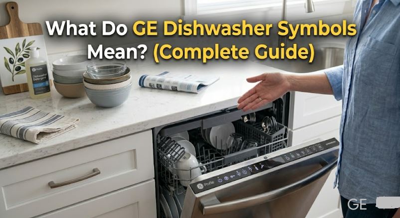 Not sure what the symbols on your GE dishwasher mean? Discover their functions, common alerts, and tips for proper dishwasher use.