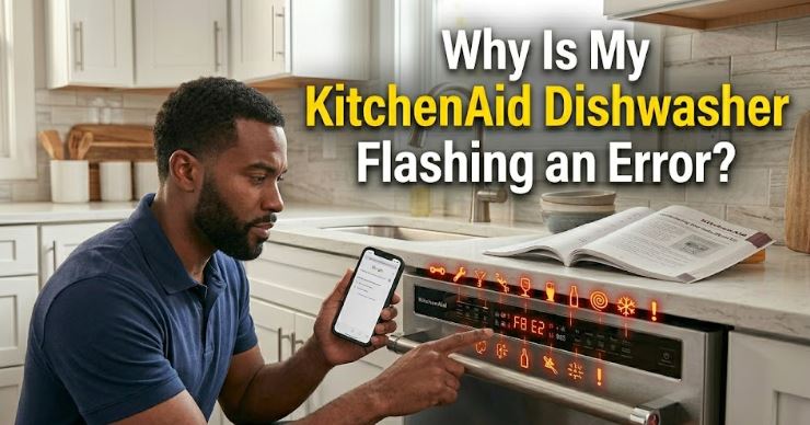 Flashing error on your KitchenAid dishwasher? Discover the meaning behind common codes and the steps you can take to restore performance.