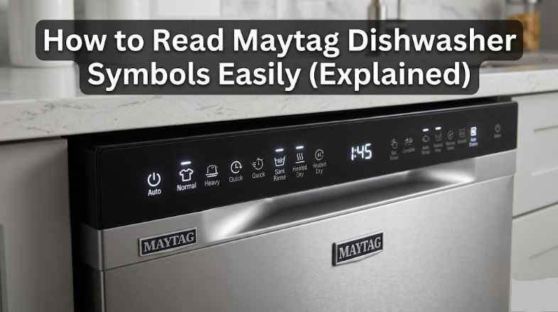 Not sure what the symbols on your Maytag dishwasher mean? Discover their functions, common alerts, and tips for proper dishwasher use.