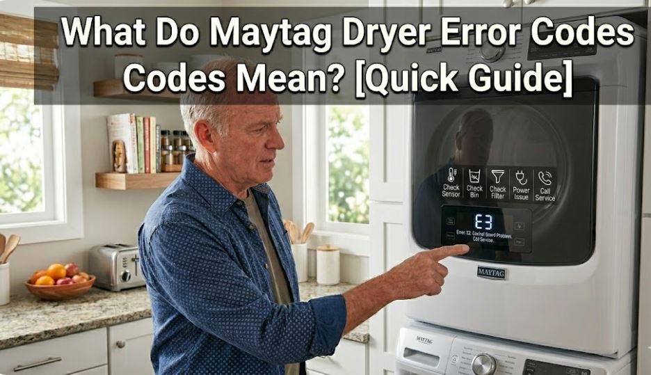 Maytag dryer error codes meaning explained